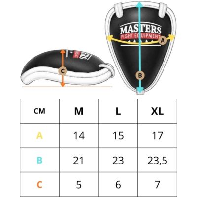 8. Suspensorium męskie metalowe MASTERS - S-4 THAI 08124-01M