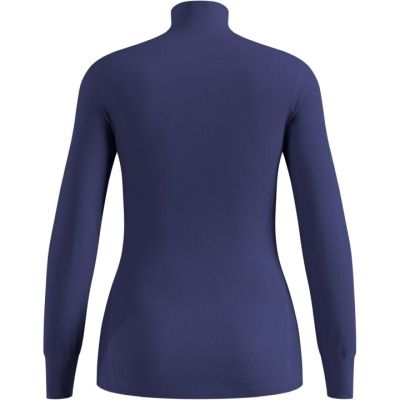 2. Bielizna termoaktywna z długim rękawem Odlo BL TOP turtle neck l/s ACTIVE WARM roz. M Niebieska