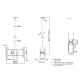 7. Uchwyt na TV 39"-75"/40kg 2TFT 2Gelenke Neigung sw