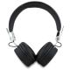 3. Słuchawki nauszne Bluetooth Guess Grained Classic Round Shape ENC - czarne