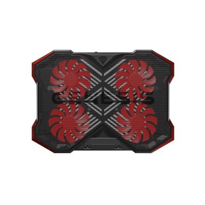 3. GENESIS Oxid 260 podkładka chłodząca do laptop 43,9 cm (17.3") 1010 RPM Czarny, Czerwony