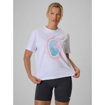 T-shirt z nadrukiem Damski  4F 4FRSS26TTSHF4536-10S