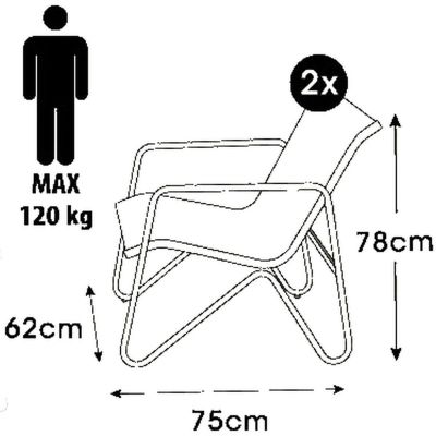 32. ZESTAW MEBLI OGRODOWYCH 5 CZEŚCIOWY MEDIOLAN
