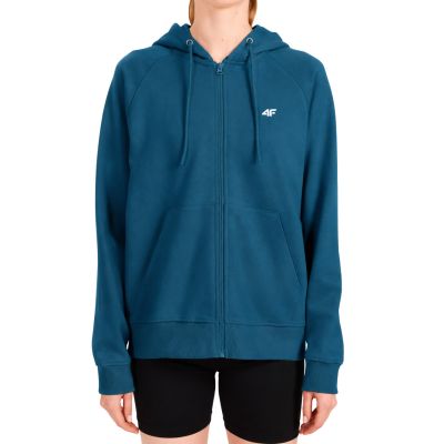 Bluza damska 4F F2205 morska zieleń 4FWSS26TSWSF2205 46S
