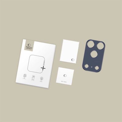 5. Osłona aparatu Tech-Protect Camalloy Fit+ na iPhone 17 Pro - granatowe