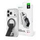 Etui AMAZINGTHING Titan Pro Lens Stand Set na iPhone 18 Pro z uchwytem magnetycznym i podstawką kompatybilne z MagSafe - przezroczyste