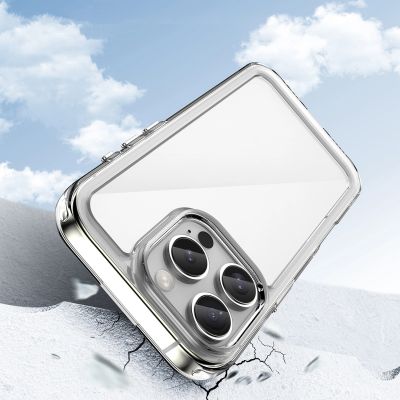 3. Etui Outer Space Case na iPhone 16e / 17e pokrowiec z elastyczną ramką - przezroczyste