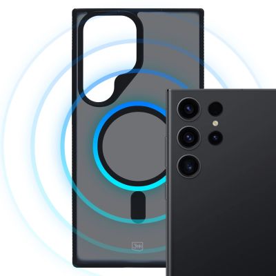 4. Etui 3mk Smoke MagCase z MagSafe na Samsung Galaxy S24 Ultra - półprzezroczyste