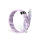 2. Kabel Orico CDX 60W 3A Power Delivery USB-C - USB-C 1m - fioletowy