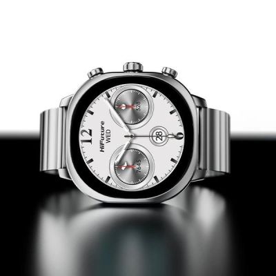 6. Smartwatch HiFuture FutureFit AIX - srebrny
