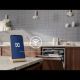 5. Zmywarka do zabudowy ELECTROLUX EEC87400W ComfortLift automatyczne otwieranie drzwi Time Beam wyświetlanie czasu klasa energetyczna C