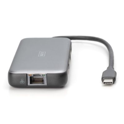 11. Digitus Stacja dokująca USB-C, 8-portowa