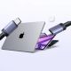 6. Kabel Ugreen USB-C do USB-C PD 240W 2m - czarny