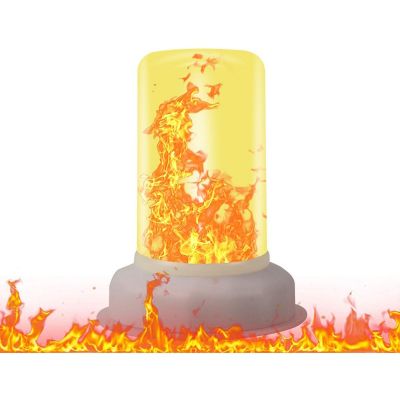 8. ŚWIECA LED EFEKT PŁOMIENIA 7.5x9.5CM