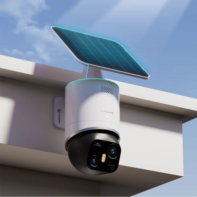 11. Kamera zewnętrzna Dreame Navo Elite 1 Outcam 360° z panelem solarnym - biała