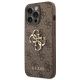2. Etui Guess 4G Big Metal Logo na iPhone 14 Pro - brązowe