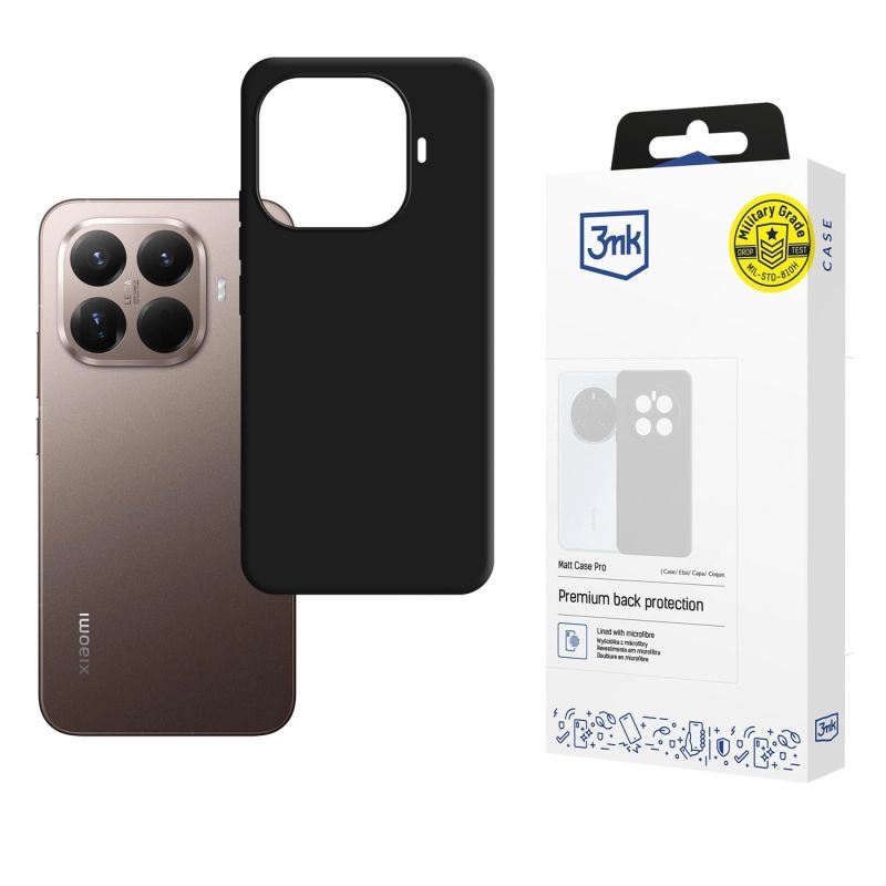 Etui 3mk Matt Case Pro na Xiaomi 15T Pro 5G  - czarne