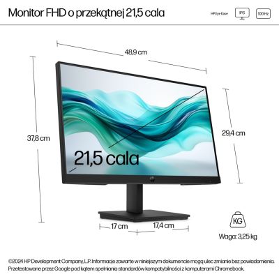 8. HP Series 3 Pro Monitor FHD 21,5” seria 3 Pro – 322pf