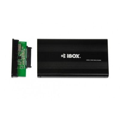 3. Obudowa IBOX HD-02 ZEW. 2,5" USB 3.0 IEU3F02 (2.5"; USB 3.0; Aluminium; kolor czarny)