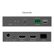 12. Przedłużacz światłowodowy HDMI 4K/60Hz przez IP 1G lub do 40km/300m, HDMI Loop-Out, sterowanie IR - zestaw
