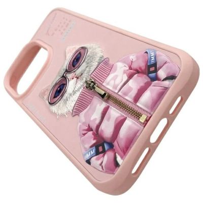 6. Etui Nimmy Cool&Cute 2.0 na iPhone 15 Pro Max - różowe