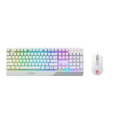 6. Zestaw klawiatura + mysz MSI VIGOR GK30 COMBO White