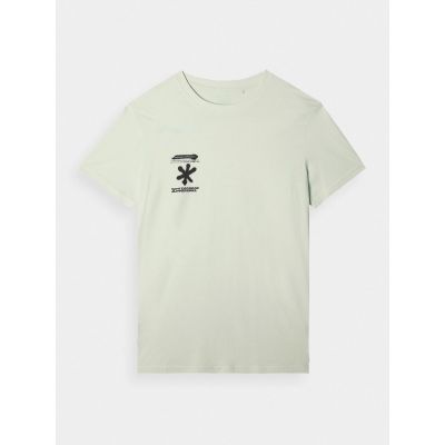 7. T-shirt regular z nadrukiem męski 4F 4FRAW24TTSHM2603-47S