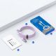 5. Kabel Orico CDX 100W 5A Power Delivery USB-C - USB-C 1m - fioletowy