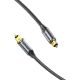 2. Kabel audio optyczny Vention w oplocie z aluminiowym złączem 5m czarny