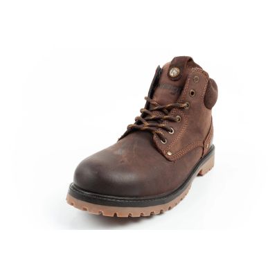 2. Wrangler Yuma buty męskie sztyblety trzewiki eleganckie skórzane ciemno-brązowe