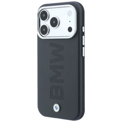 2. Etui BMW Sign Centered Deboss MagSafe na iPhone 17 Pro / 18 Pro - szare