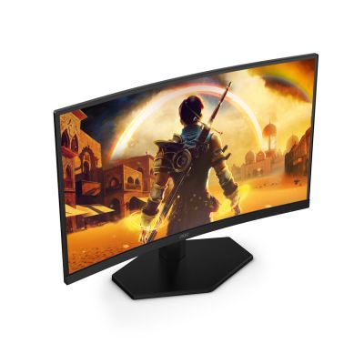 7. AOC G4 23.6" VA FHD 180Hz monitor komputerowy 59,9 cm (23.6") 1920 x 1080 px Full HD LCD Czarny, Czerwony