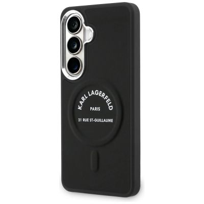 9. Etui Karl Lagerfeld Embossed Ring RSG Logo MagSafe na Samsung Galaxy S26 - czarne