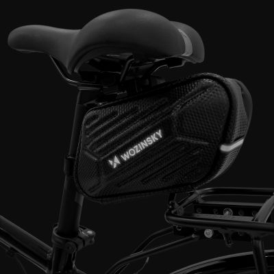 11. Wozinsky torba rowerowa pod siodełko wodoodporna 1,5 l czarna (WBB27BK)