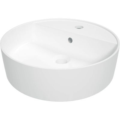 Umywalka ceramiczna nablatowa z miejscem na baterię