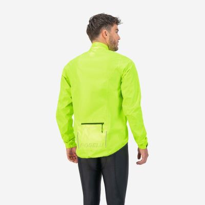 4. Rogelli kurtka przeciwdeszczowa CORE fluor L