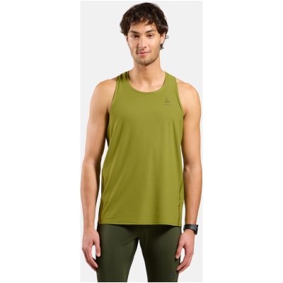 2. Koszulka tech. bez rękawów męska ODLO Tank crew neck ZEROWEIGHT CHILL-TEC zielona