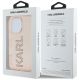 8. Etui Karl Lagerfeld IML Rhinestones Logo na iPhone 16 Pro Max - różowe
