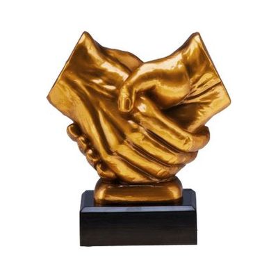 5. Figurka odlewana - uścisk dłoni  RFST2089/G