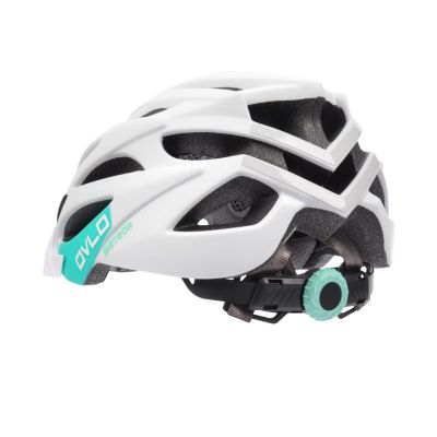 3. Kask rowerowy Meteor Ovlo M 55-58 cm biało-miętowy 17862