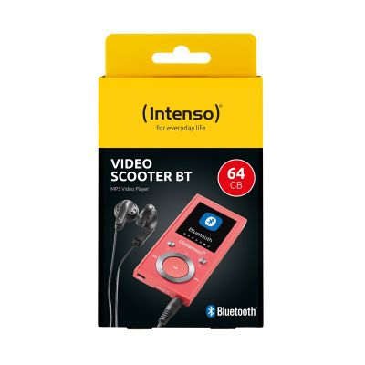 3. Intenso Video Scooter BT Odtwarzacz MP3 16 GB Różowy