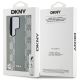 8. Etui DKNY Leather Checkered Pattern MagSafe na Samsung Galaxy S25 Ultra - szare