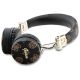 2. Słuchawki nauszne Bluetooth Guess Peony Script Round Shape ENC - czarne