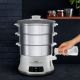 16. Tefal Convenient Series Deluxe VC502D szybkowar parowy 3 kosze, Blat 900 W Stal nierdzewna, Biały