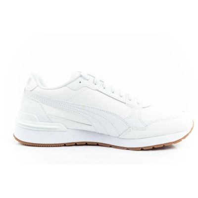 13. Puma ST Runner v4  buty sportowe sneakersy męskie białe skóra modne