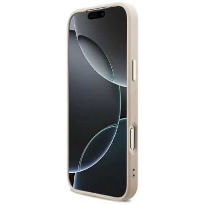 5. Etui Guess 4G Triangle Logo MagSafe na iPhone 17 Pro Max / 18 Pro Max - różowo-złote