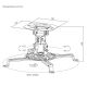 2. MACLEAN UCHWYT SUFITOWY DO PROJEKTORA, 54~320MM, DO 13,5 KG, ROTACJA 360 STOPNI MC-200 W
