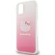 6. Etui Hello Kitty IML Gradient Electrop Kitty Head na iPhone 11 / Xr - różowe