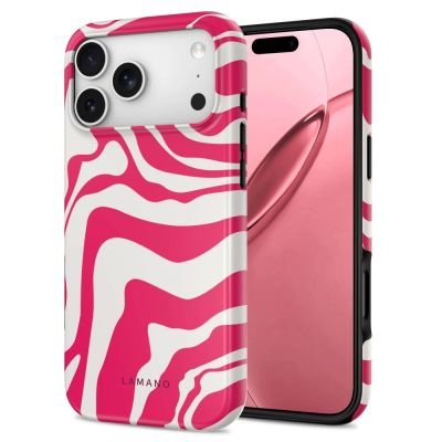 2. Etui Tech-Protect Lamano MagSafe na iPhone 18 Pro Max / 17 Pro Max - biało-różowe