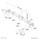 6. Neomounts FPMA-D960DG uchwyt / stojak do monitorów 68,6 cm (27") Biurko Czarny